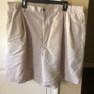 CONSENSUS GOLF SHORTS MENB CREAM COLOR TEXTURED MATERIAL SIZE:42 MODAL BLEND